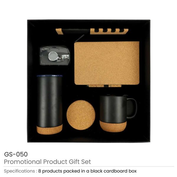 Promotional Gift Sets with Black Cardboard Gift Box - Image 2