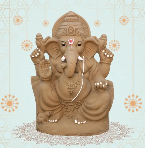 Feet Eco friendly plantable Seed Ganesha idol - Image 3